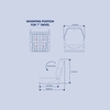 Fishermans Folding Seat White Low Back