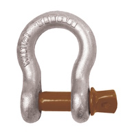 Hi Tensile Tested Galvanised Bow shackle 10mm w/11mm pin 