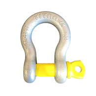 Hi Tensile Tested Galvanised Bow shackle 19mm w/22mm pin  - 4750kg WL 