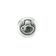 316grade Cast Stainless Steel Lift Ring Flush Latch 62mm - Lockable (ID 50mm)