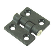 Black Nylon Hinge 40 x 37mm w/SS Pin - pair