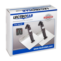 12v Trim Tab Set w/LED Control Switch 9" x 12"