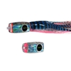 1656 Flat Mini Game Lure 10" Blue-Pink Tiger/ Silver Black Tiger