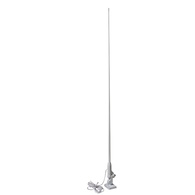 AT1515WH Fibreglass VHF Aerial W/Mount 1.5m & 5m Cable 