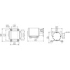 Impeller Washdown Pump Bronze Housing 12V 30Lpm