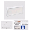 Surface Mt Low Profile Oblong 9-33V Led Ceiling Light - Touch On/Off/Dim Switch