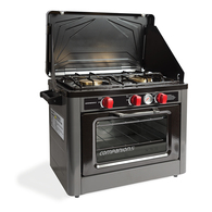 SS Portable Oven & 2 Burner (Outdoor use only)