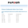 4.3M Inflatable W/30Hp Parsun Outboard - Grey 