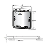 Magnus 3520 Offshore Hatch Silver 399X254mm 