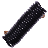 Premium 7.6m (25') Washdown Hose Coil with Brass Thread Ends
