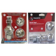 Interchangeable Tow Ball System 1.7/8" and 2" - 7/8" (22mm shaft)