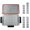 Waterproof Tackle Box 360Mm X 230Mm X 50Mm (23 Compartments)