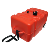 Premium 45 litre Portable Outboard Fuel Tank w/Guage and Wheels