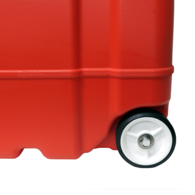 Portable Outboard Fuel Tank W/Guage+Wheels 45L
