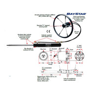 Dometic Hydraulic Outboard Steering Side Mt. Cylinder 