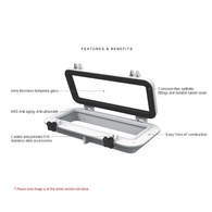 Porthole Opening Abs 200X400mm - Black