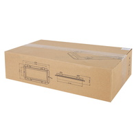Porthole Opening Abs 200X400mm - Black
