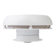 Solar Vent W/24Hr Day/Night Battery 4" White