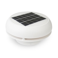 Solar Vent W/24Hr Day/Night Battery 4" White