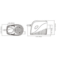 Automatic Bilge Pump - 1100Gph - 12V  (28Mm Hose)