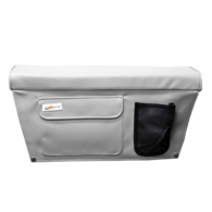 Seat Cushion Pvc W/Storage Pocket 30 X 60Cm Beige Grey