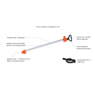 Portable Plunger Piston Type Hand Bilge Pump 1260Mm