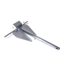 Lloyds Specification Danforth Style Anchor 3kg 6S Boats to 5m (approx)