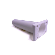 Slimline Flush Mount Straight Rod Holder-White