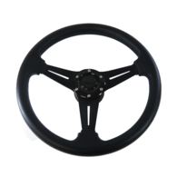 3 Spoke 13.5" Daytona Alloy Steering Wheel  Black 