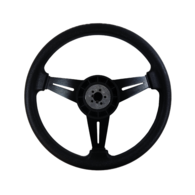 3 Spoke 13.5" Daytona Alloy Steering Wheel  Black 