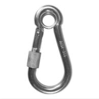 Snap Hook SS Screwgate Carabiner w/Eye 8x80mm BS 720kgs