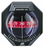 Contest 130 Bulkhead Mount Marine Compass-Black/130mm Card