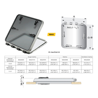 Magnus 4633 Offshore Hatch Silver 509X379mm 