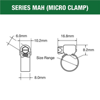 6-16Mm Ss Hose Clamp Narrow Body