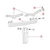Trailer Wobber Roller Quad Assembly Bracket Only