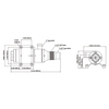12V Macerator Pump For Toilet Waste - 45Lpm
