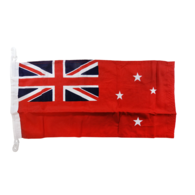 Heavy Duty Bunting New Zealand Red Ensign Flag  (12"x24") 