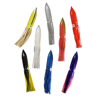 Assorted Coloured Hollow squid Skirts