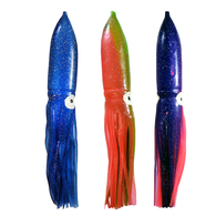 Assorted Colours Hollow Shell Squid Lure Skirts