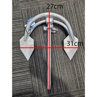 Galvanised All Ground Anchor W/Trip No.1B 3Kg (To 5M)