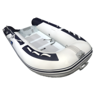 Deluxe Alloy Rigid Hull RIB w/Double Flat Floor / Anchor Locker - 3.4m