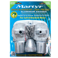 Kit D'Anodes En Aluminium Pour Mercruiser Bravo 3 (2004) - Référence 888761Q04 / 20805AL USM - Complet Avec Matériel