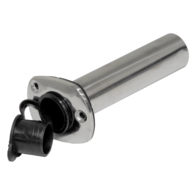 Straight Ss Flush Mount Rod Holder W/Cap 