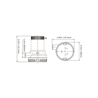 1500Gph 12V H/Duty Bilge Pump (28Mm Hose)