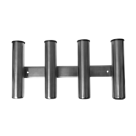 SS Vertical Rod Holder / Rack Wall Mt (Coaming) - 4 Rod