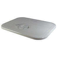 AES Plastic Dark Grey 1 Latch Access Hatch 375x283mm