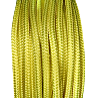 6Mm Solid Yacht Racing Braid Per Metre - Fluo Neon Yellow