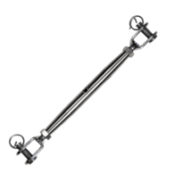 SS Closed Body Turnbuckle Rigging Screw Fork/Fork 5mm - 750kg BS