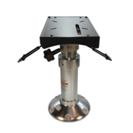 HD 9" Base Gas Adjustable Seat Pedestal w/Swivel + Slider 530-710mm