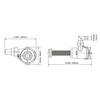 Straight Live Bait Pump - 12V / 350 Gph